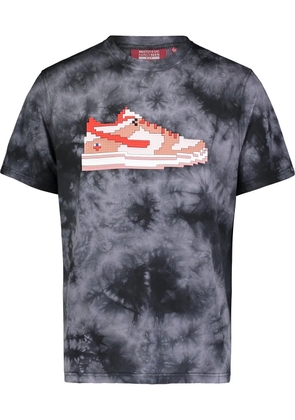 Mostly Heard Rarely Seen 8-Bit sneaker tie-dye T-shirt - Black