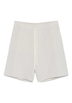 Forme D'expression striped shorts - Grey