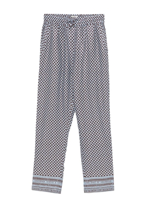Scotch & Soda check-pattern trousers - Blue