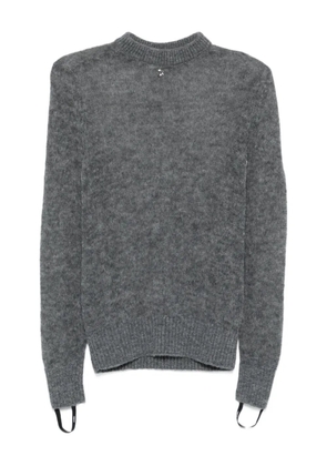 Coperni logo-embellished crew-neck sweater - Grey
