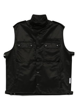 Olly Shinder logo-print jacket - Black