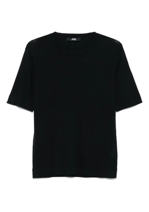 ALPHA STUDIO fine-knit T-shirt - Blue