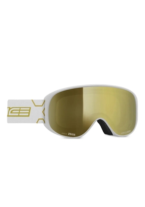 SALICE elasticated-strap ski goggles - White