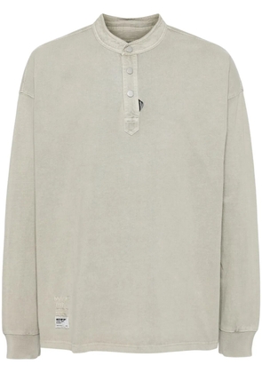Musium Div. Henley long sleeve tee - Neutrals