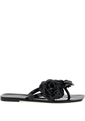 Coperni flower flip flops - Black