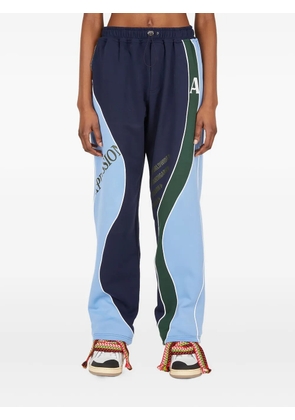 Ahluwalia Femi panelled wave track pants - Blue