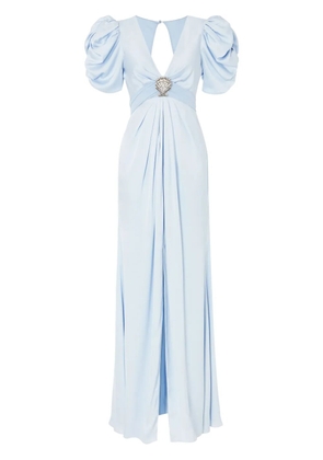 Temperley London short-sleeve gown - Blue