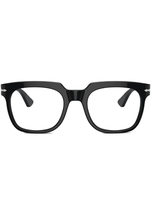 Persol square-frame clear-lenses glasses - Black