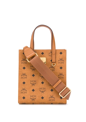 MCM monogram print tote bag - Brown