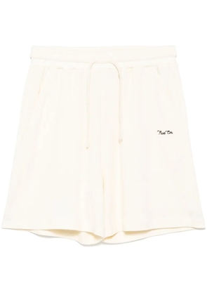 FIVE CM logo-embroidered shorts - Neutrals