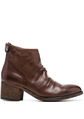 Officine Creative Denner 113 leather 55mm boots - Brown