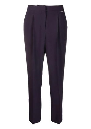 BOSS pleated tailored trousers - Purple