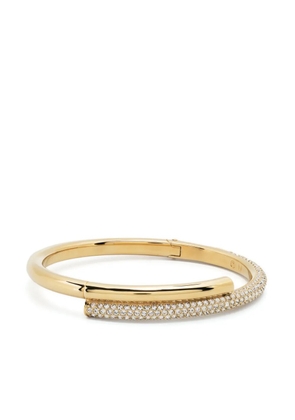 Swarovski Dextera crystal-embellished bangle - Gold