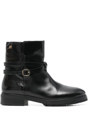 Tommy Hilfiger buckle-detail ankle boots - Black