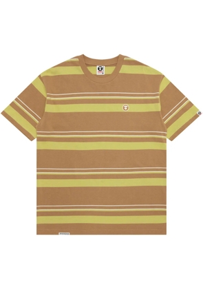 AAPE BY *A BATHING APE® striped T-shirt - Neutrals