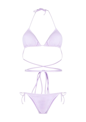 Reina Olga Miami lurex bikini set - Purple