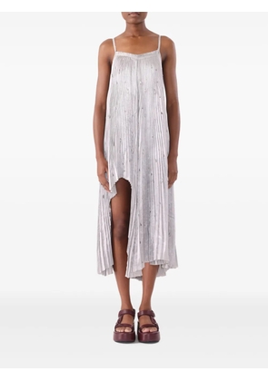 Jason Wu Collection pleated satin dress - Grey