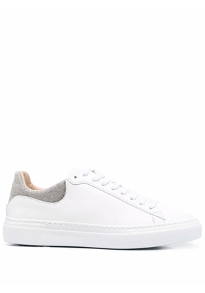 Fabiana Filippi low-top leather sneakers - White