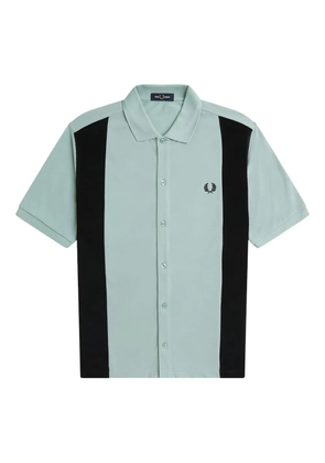 Fred Perry logo-embroidered shirt - Blue