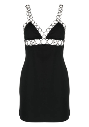 Coperni chain-link mini dress - Black