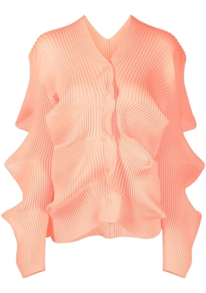 JNBY Wavy Detail Twist cardigan - Pink