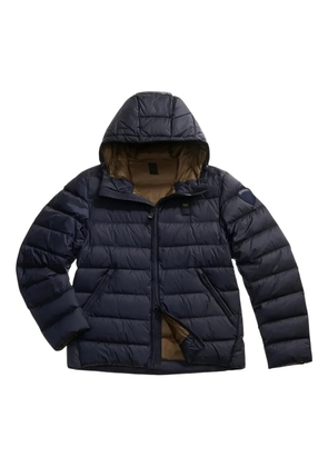 Blauer hooded quilted jacket - Blue