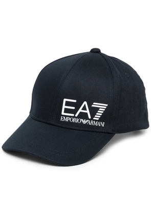 Ea7 Emporio Armani logo-print baseball cap - Blue