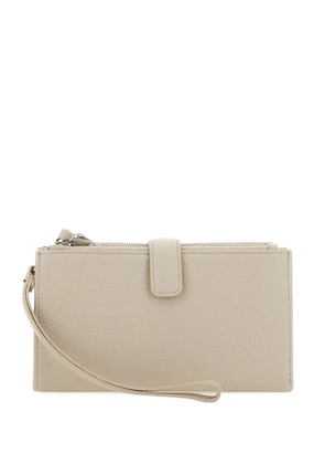 GIANNI CHIARINI zip-fastening wristlet wallet - Neutrals