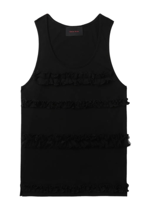 Simone Rocha ruffled tank top - Black
