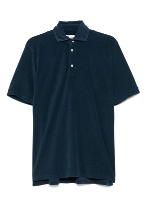 Doppiaa terry-cloth polo shirt - Blue