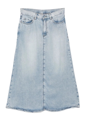 JNBY panelled skirt - Blue