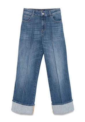 kaos piped-trim jeans - Blue