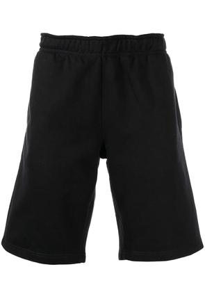 032c elasticated-waist cotton shorts - Black