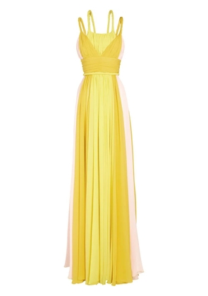 Giambattista Valli layered dress - Yellow