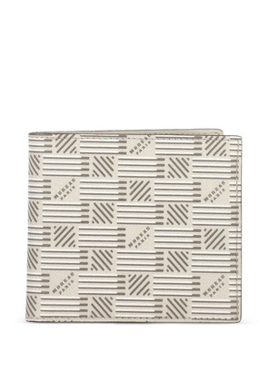 Moreau signature-pattern bi-fold wallet - Neutrals