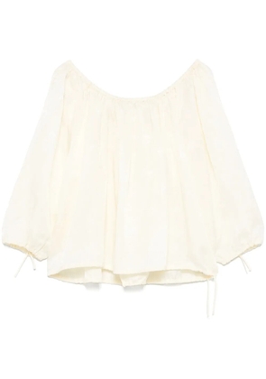 PNK off-shouder blouse - Yellow