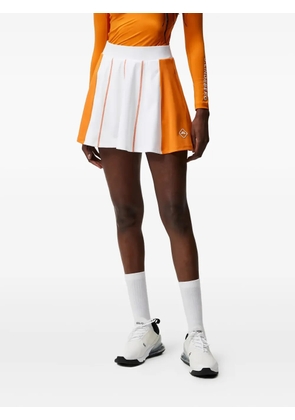 J.Lindeberg logo patch skirt - White