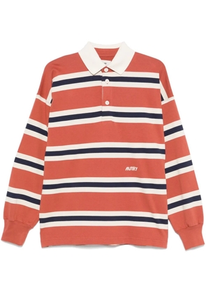 Autry striped polo shirt - Orange