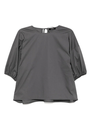Goen.J balloon-sleeve top - Grey