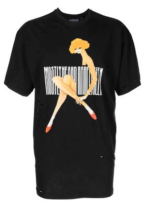 Mostly Heard Rarely Seen Barcode graphic-print T-shirt - Black