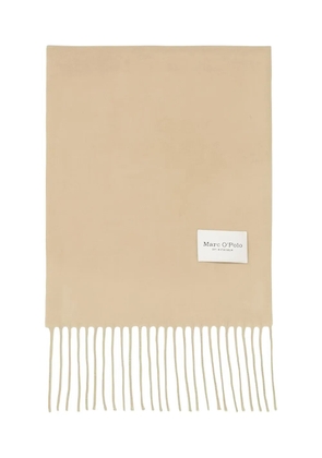 Marc O'Polo fringed cashmere scarf - Brown