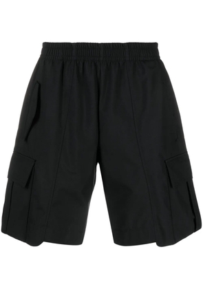 STYLAND x notRainProof elasticated-waistband cargo shorts - Black