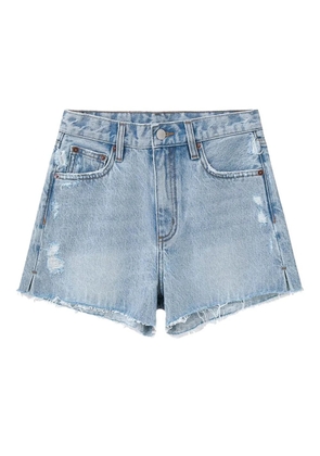Hey Joanie distressed-effect shorts - Blue