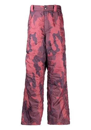 OAMC camouflage-print cargo trousers - Purple