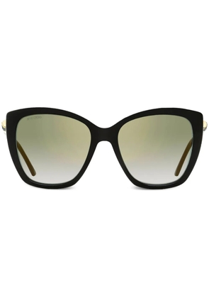 Jimmy Choo Eyewear Rose butterfly-frame sunglasses - Black