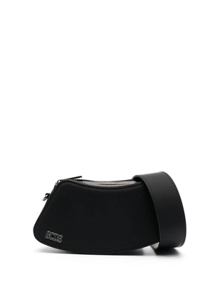 GCDS logo-lettering shoulder bag - Black