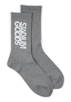 STADIUM GOODS® logo 'Reflective' crew socks - Grey