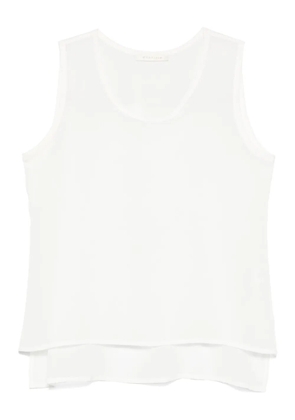 MAURIZIO MYKONOS silk top - White