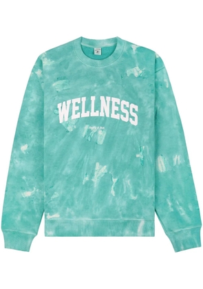 Sporty & Rich Wellness tie-dye sweatshirt - Green