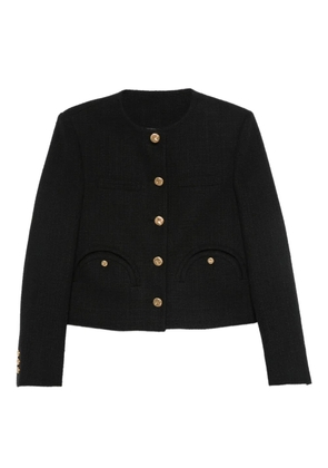 Blazé Milano tweed button-fastening jacket - Black